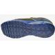 Belvedere "Rexy III" Navy / Royal Blue Ostrich / Calfskin Bubble Soled Sneakers With Eyes E04